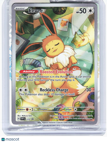 Scarlet & Violet Promo Cards Eevee Holo Black Star Promo [Sealed] #173