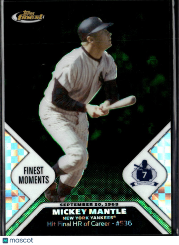 Mickey Mantle 2006 Topps Finest Finest Moments X-Fractor New York Yankees
