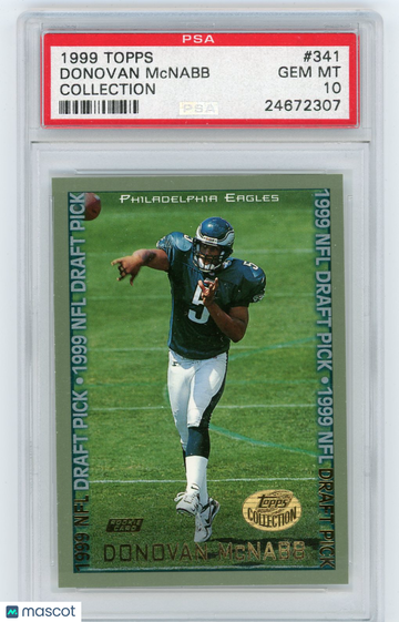 1999 Topps Donovan Mcnabb #341 Collection PSA 10