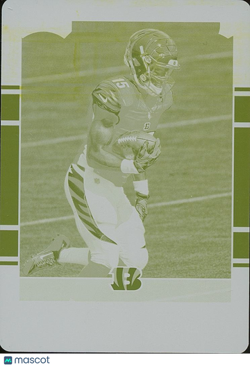 John Ross 2017 Printing Plate Rookie Auto Panini Authentic Cincinnati Bengals