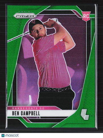 2025 Panini Prizm LIV Golf Ben Campbell #35 Green RC 13/18