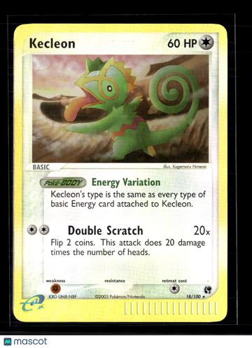 2003 EX Sandstorm Kecleon Rare #18/100