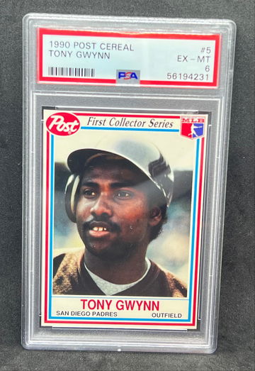 1990 Post Cereal Tony Gwynn #6 PSA 6