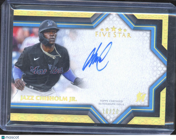 2023 Topps Five Star Jazz Chisholm Jr. #FSS-JC /20