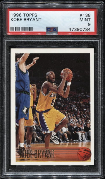 Kobe Bryant 1996-97 Topps PSA 9