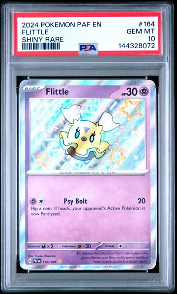 2024 Paldean Fates - Paf En English Flittle #164 PSA 10