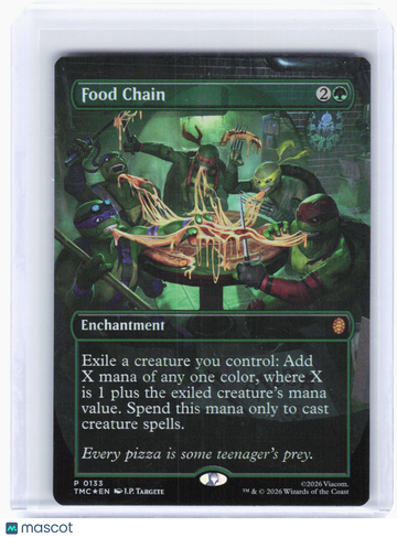 Commander: Teenage Mutant Ninja Turtles Food Chain (Borderless) Foil Promo #133