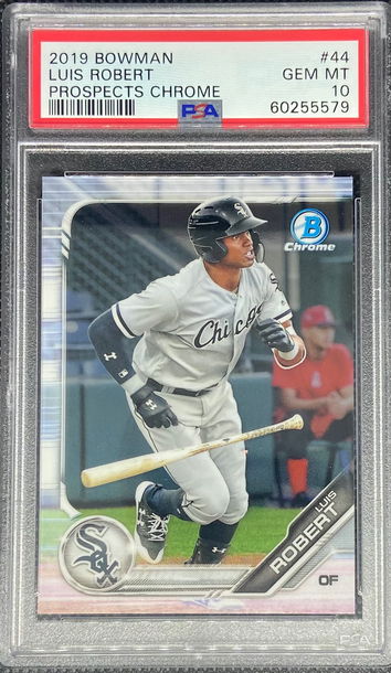 2019 Bowman Chrome #44 LUIS ROBERT Prospect White Sox PSA 10 GEM MINT