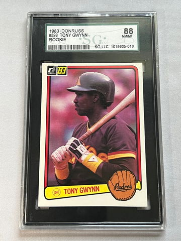 1983 Donruss Tony Gwynn RC #598 SGC NM/MT 88
