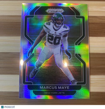 2021 Panini Prizm Football Marcus Maye #91 Silver Prizm New York Jets