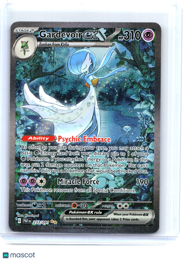 Paldean Fates Gardevoir ex Holo Special Illustration Rare [Lightly Played] #233/91