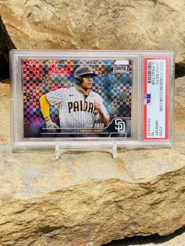 Juan Soto Xfractor PSA 10 Stadium Club Chrome Refractor 2022 1st Padres X