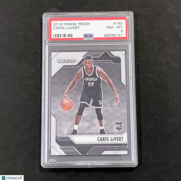 2016 Panini Prizm Caris Levert #165 PSA 8