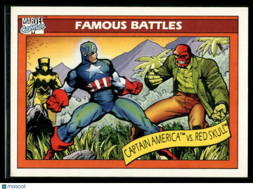1990 Marvel Captain America Vs Red Skull #97