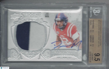 2014 Exquisite Collection Donte Moncrief JSY #119 BGS 9.5 Auto 10