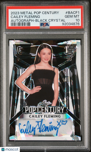 2023 Leaf Metal Pop Century Autograph Cailey Fleming #BACF1 PSA 10