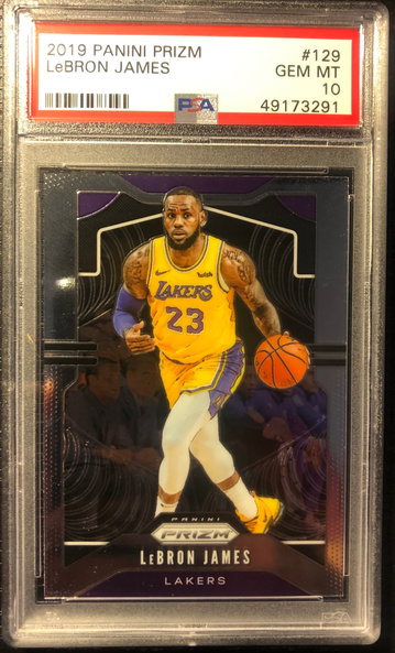 2019 LeBron James Panini Prizm PSA 10