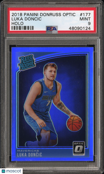 2018 Panini Donruss Optic Luka Doncic #177 Holo Rookie PSA 9