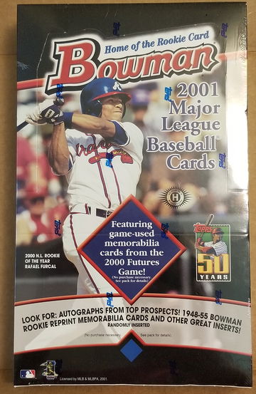2001 Bowman Baseball Hobby Box