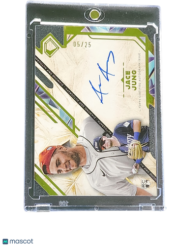 2025 Topps Diamond Icons Jace Jung #DPA-JJ Drip Autograph /25 RC