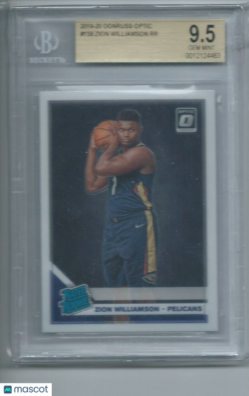 2019-20 Donruss Optic Zion Williamson RR RC #158 BGS 9.5