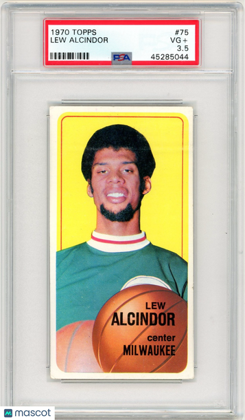 1970 Topps Lew Alcindor #75 PSA 3.5