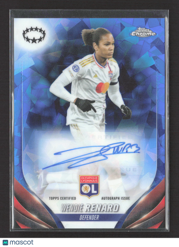 2024 Topps Chrome Sapphire UEFA Women's Champions League Wendie Renard #A-WR Auto