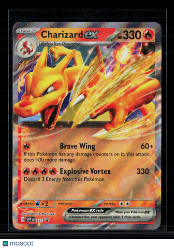 Pokemon 2024 Scarlet & Violet Charizard EX #SVP EN 161