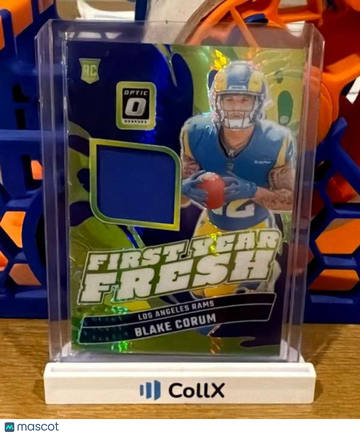 2024 Donruss Optic - First Year Fresh Blue Hyper Blake Corum #FYF-BCM