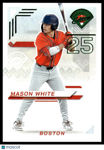 2025 Panini Prospect Edition Mason White #60 Green