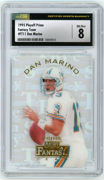 DAN MARINO 1995 Playoff Prime Fantasy Team #FT11 CSG 8