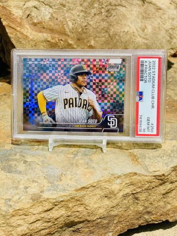 Juan Soto Xfractor PSA 10 Stadium Club Chrome Refractor 2022 1st Padres X