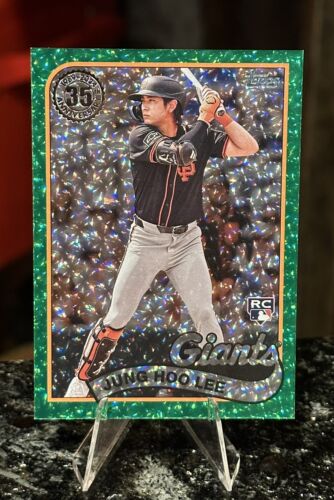 2024 TOPPS Series 2 JUNG HOO LEE RC GREEN CRACKLE FOIL #/99 San Francisco Giants