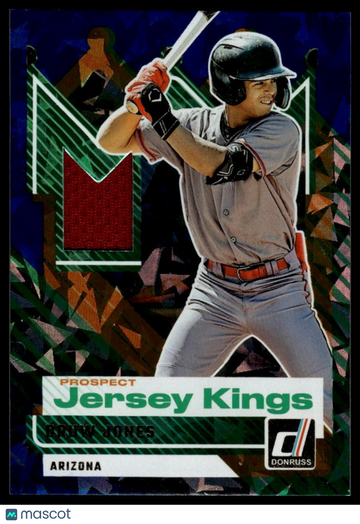 2025 Donruss Druw Jones #PJK-DJ Prospect Jersey Kings Orange Ice MEM