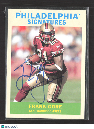 2009 Upper Deck Philadelphia Signatures Frank Gore #PS-FG