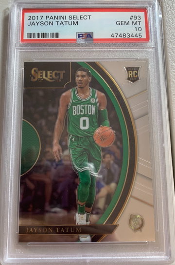 2017 Select Jayson Tatum RC PSA 10