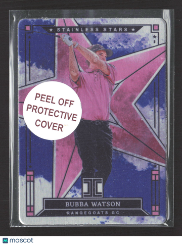 2025 Panini Impeccable Stainless Stars Bubba Watson #SS-BW Pink