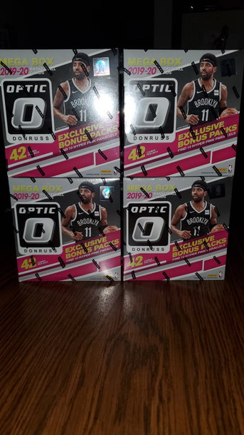 2019-2020 Donruss Optic Mega Box x4