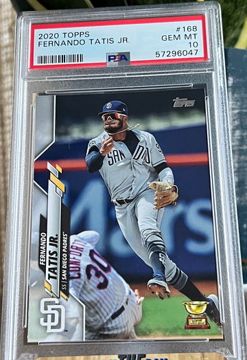 2020 Topps Fernando Tatis Jr. #168 PSA 10 Gem Mint San Diego Padres Shortstop!