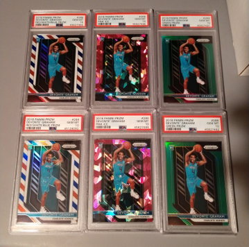 2018 Devonte Graham Prizm PSA 10 Lot (6) 2 Pink, 2 Green , 2 Red White Blue 