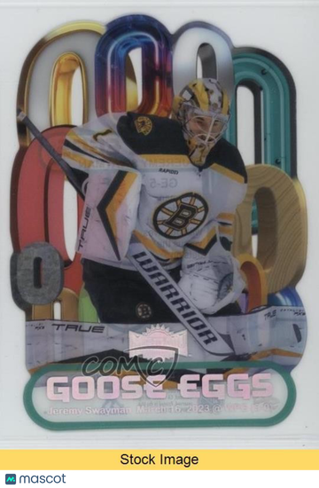 2023-24 Skybox Metal Universe Jeremy Swayman #GE-5 [Base] Insert