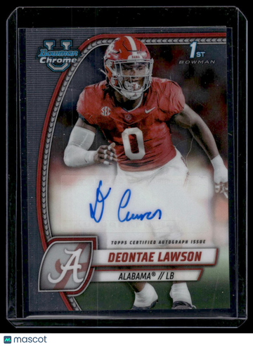 2024 Bowman Chrome University Deontae Lawson #PA-DLW Prospect Autographs AU
