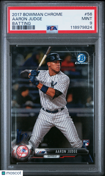 2017 Bowman Chrome Aaron Judge #56 Batting PSA 9
