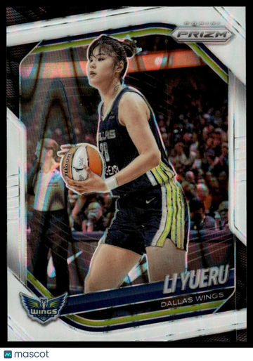 2025 Panini Prizm WNBA Li Yueru #28 White Seismic Prizms