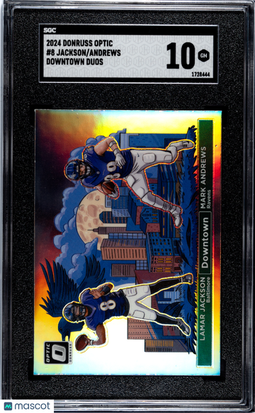 2024 Donruss Optic Andrews Jackson #8 Downtown Duos SGC 10