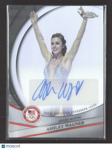 2026 Topps Chrome U.S. Olympics Ashley Wagner #BCA-AWA Auto