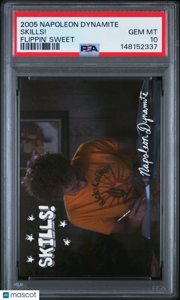 2005 Neca Napoleon Dynamite Flippin' Sweet NAPOLEON DYNAMITE Skills! ROOKIE PSA 10