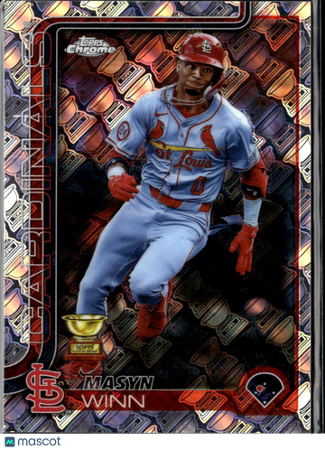 Masyn Winn 2025 Topps Chrome Logofractor St. Louis Cardinals