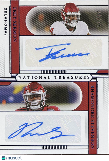 2021 Trey Sermon Rhamondre Stevenson Panini Authentic