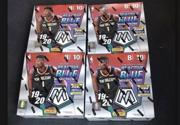 2019 2020 NBA BASKETBALL MOSAIC MEGA MEGAS LOT OF 4 ZION JA LEBRON ?